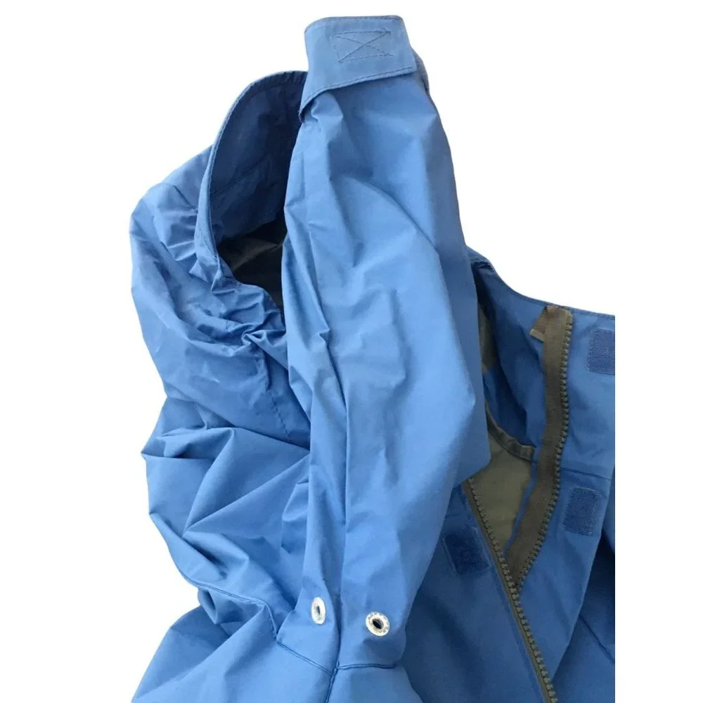 Pro Rainer Kids Raincoat Rain Jacket Blue Vent Fishing Boys Girls Kids Small 8 - Picture 7 of 11